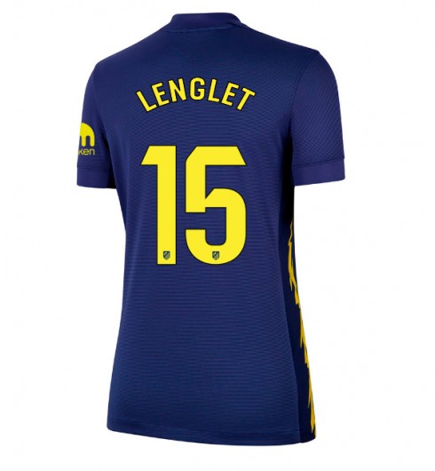 Atletico Madrid Clement Lenglet #15 Venkovní Dres pro Dámské 2025-26 Krátký Rukáv Atletico Madrid Clement Lenglet #15 Venkovní Dres pro Dámské 2025-26 Krátký Rukáv